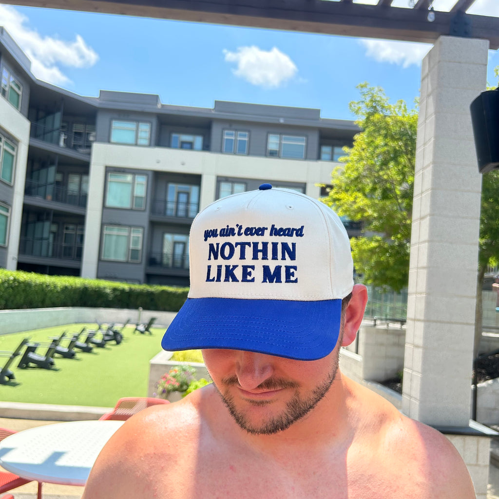 Nothin Like Me Snapback in Royal Blue