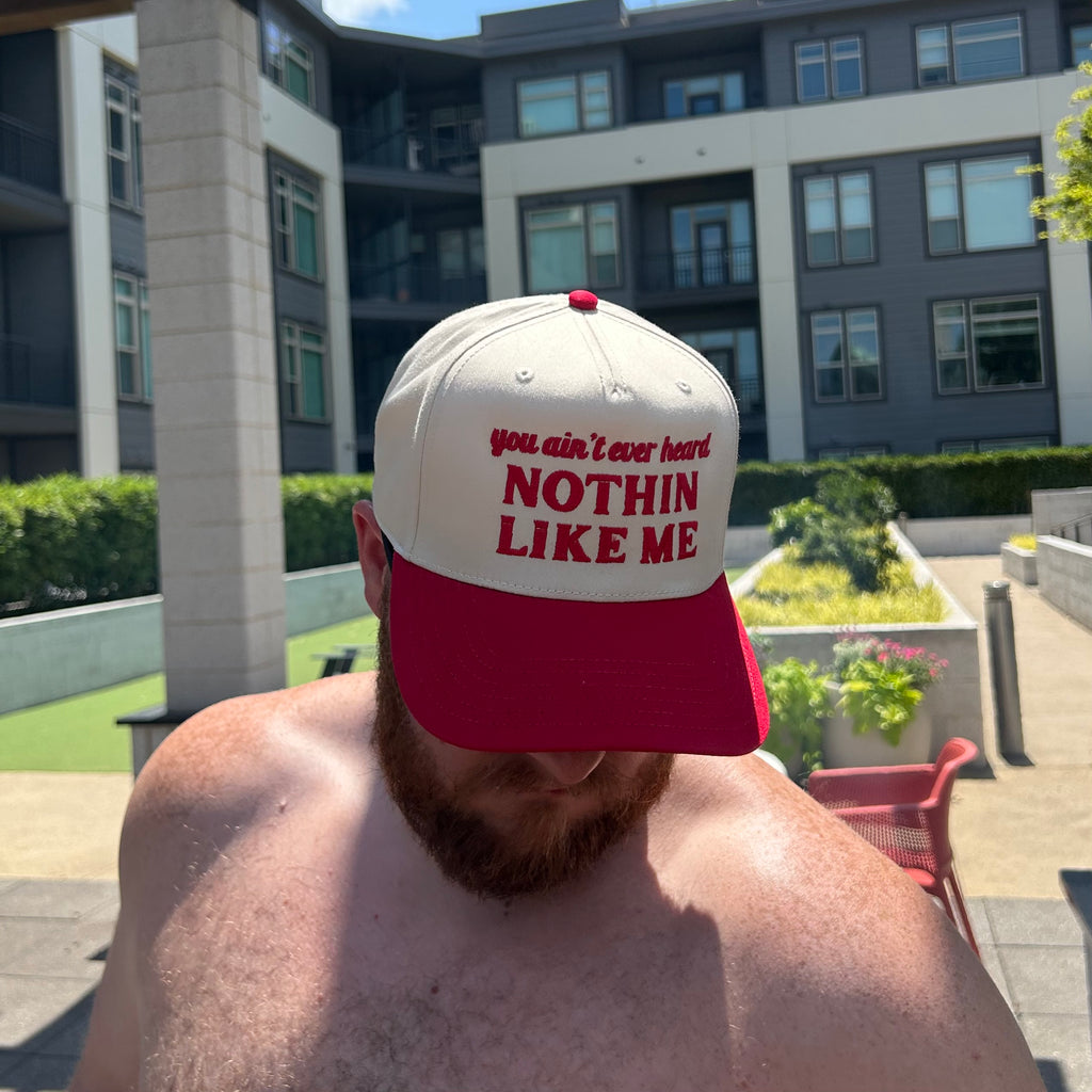 Nothin Like Me Snapback in Red