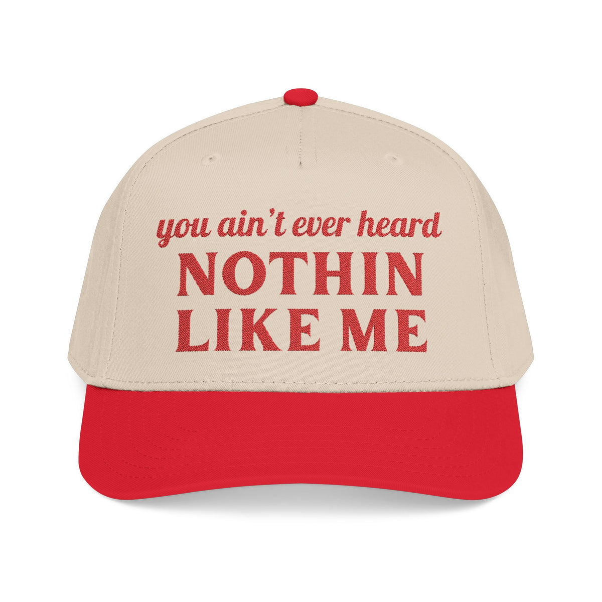Nothin Like Me Snapback in Red